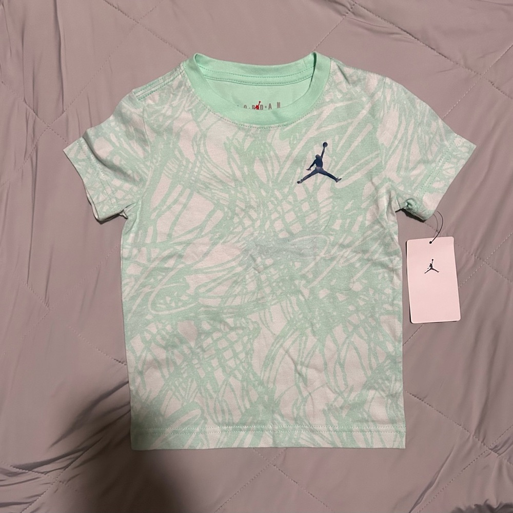 Jordan Kids Mint Green Graphic Tee